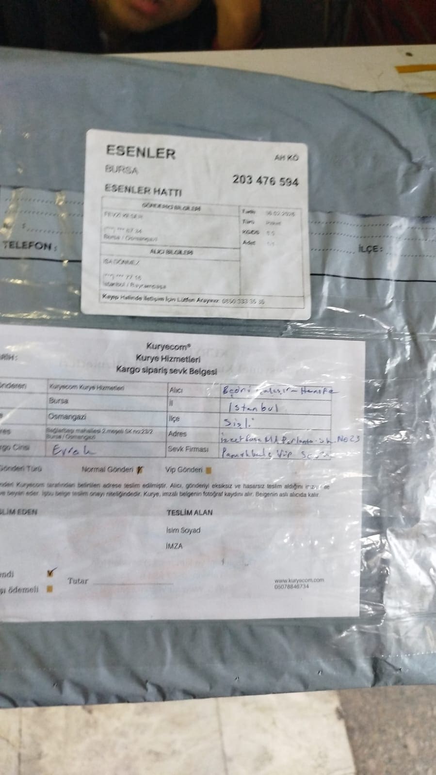 istanbul motor kurye aynı gün teslim