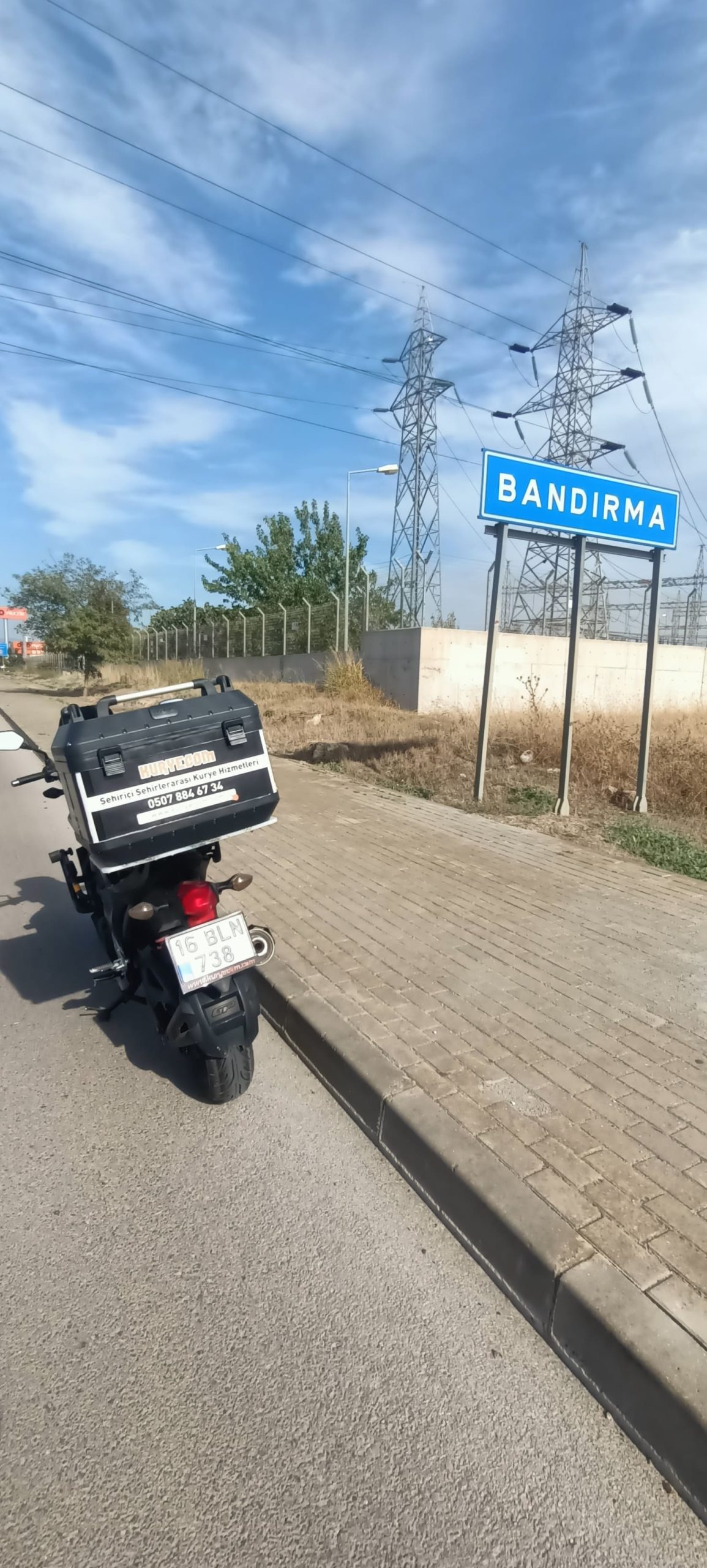bandırma motorlu kurye